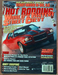POPULAR HOT RODDING 1994 JUNE - STREET SHOOTOUT, GALE BANKS